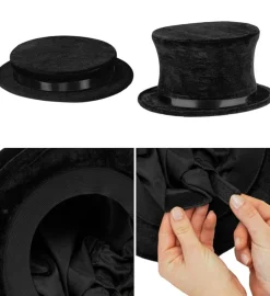 Sammenklappelig Magiker Tophat
