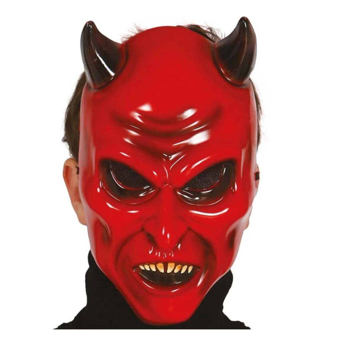 Satanisk Djævlemaske Rød