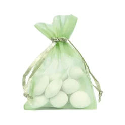 Satinbånd Organzaposer Lysegrøn