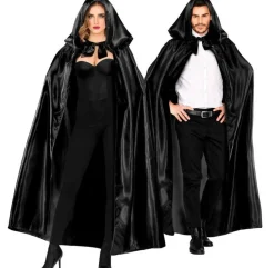 Satin Kappe Sort