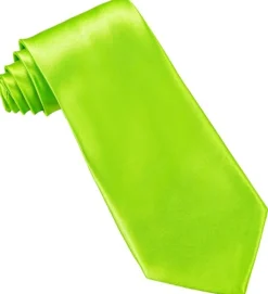 Satin Slips Neongrøn