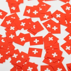Schweiz Flag Konfetti