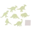 Selvlysende 3D Vægdinosaurer