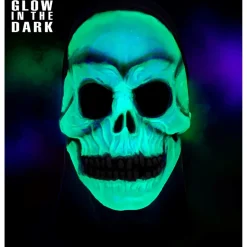 Selvlysende Latex Skeletmaske
