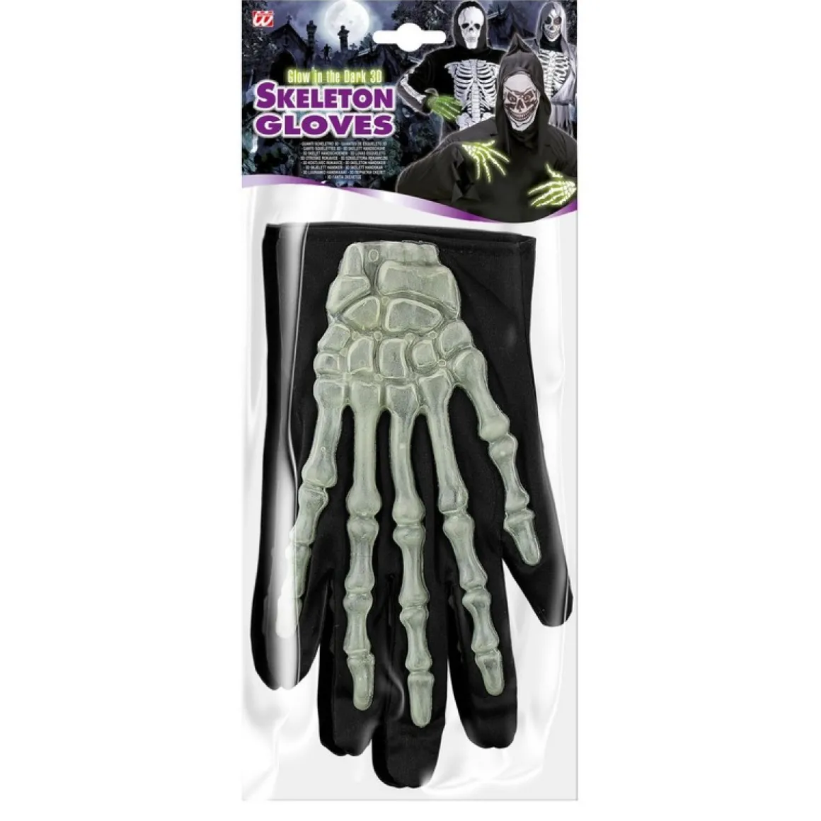 Selvlysende Skelet Handsker