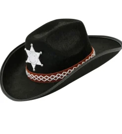 Sherif Cowboy Børnehat Sort