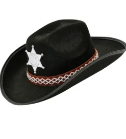 Sherif Cowboy Børnehat Sort