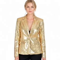 Shiny Pailletjakke Guld