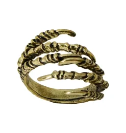 Skelet Hånd Ring Guld