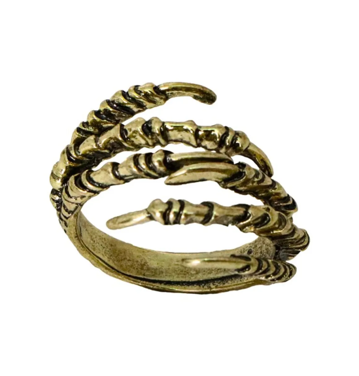 Skelet Hånd Ring Guld