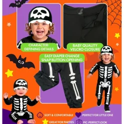 Skelet Jumpsuit Babykostume