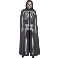 Skelet Kåbe Kostume
