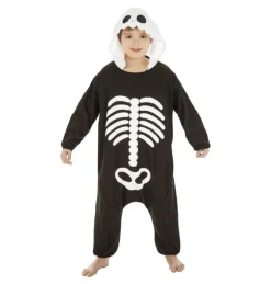 Skelet Kigurumi Børnekostume