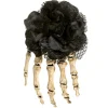 Skelet Rose Hårclips