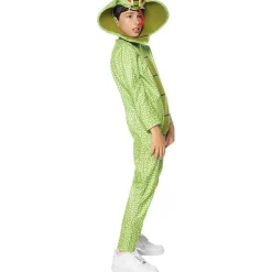 Slange Børnekostume Grøn