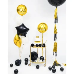 Små Balloner Pastel Black
