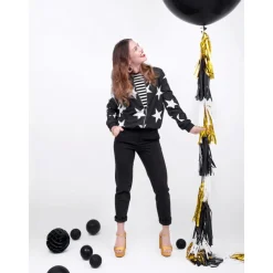Små Balloner Pastel Black