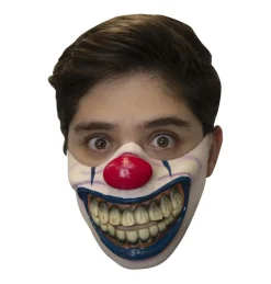Smilende Klovn Halvmaske Latex