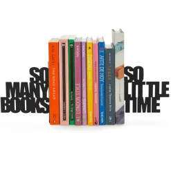 So Many Books Bogstøtter Sort
