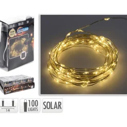 Solar Lyskæde Guld