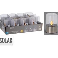 Solcellelys Transparent