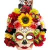 Solsikke Sugar Skull Maske