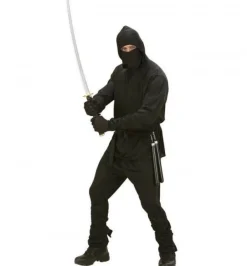 Sort Ninja Kostume