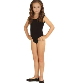Sort Ærmeløs Body Børnekostume