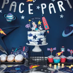 Space Party Rumfærge Paptallerkener