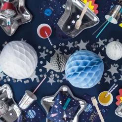 Space Party Rumfærge Paptallerkener
