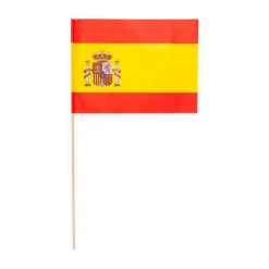 Spanien Flag På Pinde