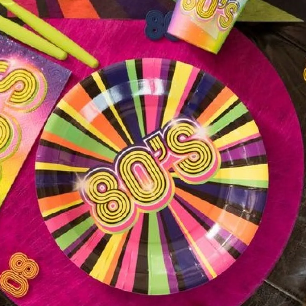 80's Paptallerkener