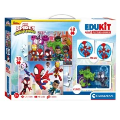 Spiderman® 4-i-1 Spidey Puslespil