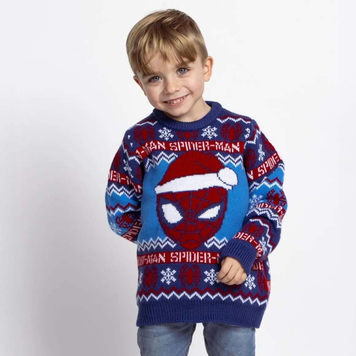 Spiderman® Jule Striktrøje