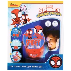 Spiderman® Mal-selv LED Natlampe