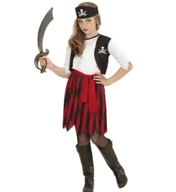 Sørøver Pige Børnekostume
