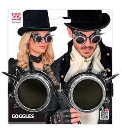 Steampunk Briller Sølv