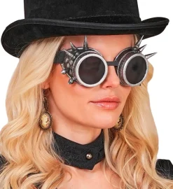 Steampunk Briller Sølv