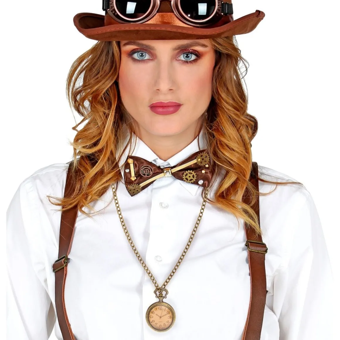Steampunk Lommeur Halskæde