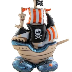 Stående Piratskib Folieballon