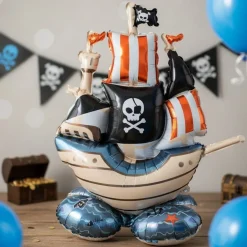 Stående Piratskib Folieballon