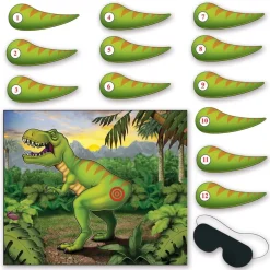 Sæt Halen På Dinosauren Spil