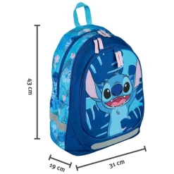 Stitch® Aloha Blomster Skoletaske Blå