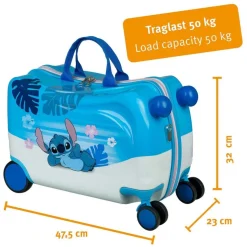 Stitch® Trolley Kuffert Blå