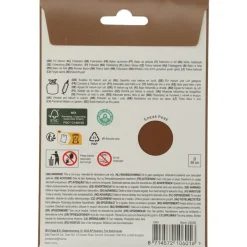 Stjerne Folieballon Chokoladebrun
