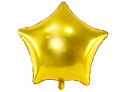 Stjerne Folieballon Guld