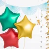 Stjerne Folieballon Mat Guld