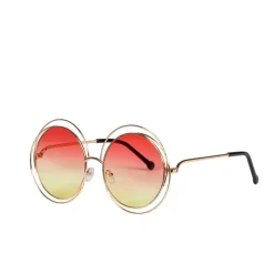 Store Hippie Festivalsbriller Orange