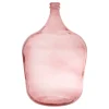 Stor Flaskeformet Glasvase Rosa
