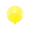 Stor Rund Ballon Lemon Gul